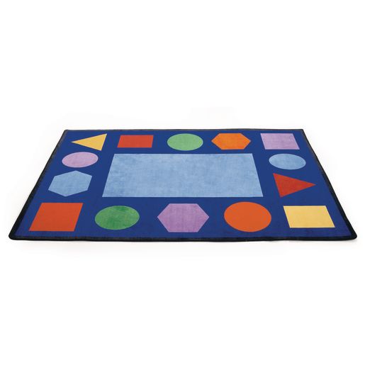 Geometric Shapes Carpet - 5'10 x 8'5 Rectangle