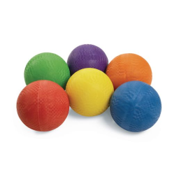 Excellerations® Premium Rubber Playground Balls - Set of 6
