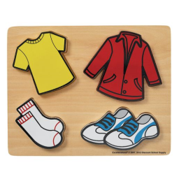 Excellerations® Clothes Chunky Puzzles