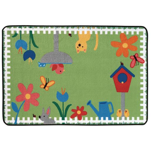 Garden Time 4' x 6' Rectangle Kids Value Carpet