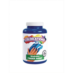 Colorations® Washable Finger Paint, Blue - 16 oz.