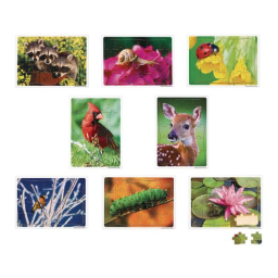 Excellerations® Garden Creature Puzzles - Set of 8