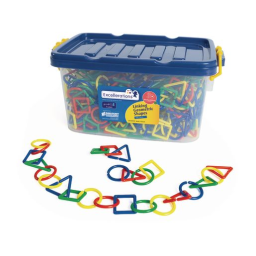 Excellerations® Linking Geometric Shapes - 500 Pieces