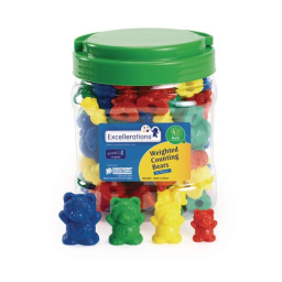 Excellerations® Weighted Counting Bears - 96 Pieces