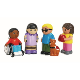 Excellerations® Our Soft Inclusive Dolls Set of 4