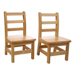 10 Assembled KYDZLadderback Chairs™ - Set of 2