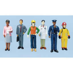 Excellerations® Pretend Play Career Figures - Set of 6