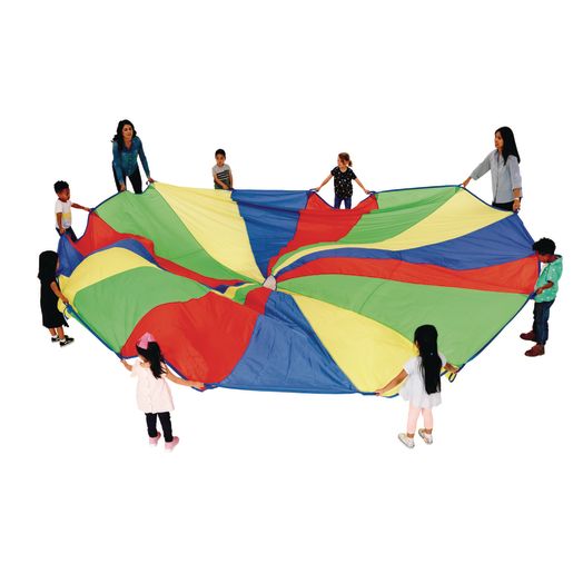 Excellerations® Brawny Tough Rainbow Parachute - 20'Dia.