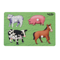 Knob Puzzle - Farm Animals