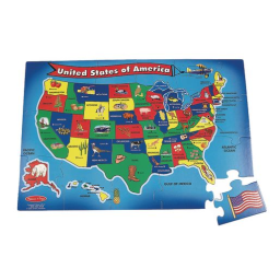 USA Floor Puzzle- 51 Pieces