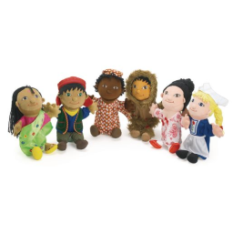 Excellerations® Around The World Puppets - Set of 6