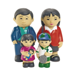 Excellerations® Our Soft Family Dolls Asian - Set of 4