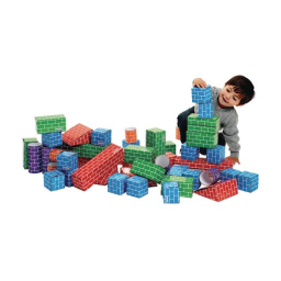 Excellerations® Giant Shaped Building Bricks - Set of 48