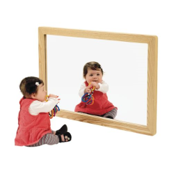 Discount School Supply® Acrylic Wall Mirror with Hardwood Frame