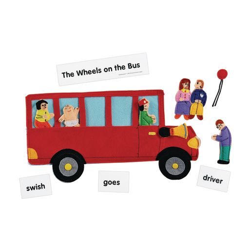 Excellerations® Wheels on the Bus Felt Story Pieces