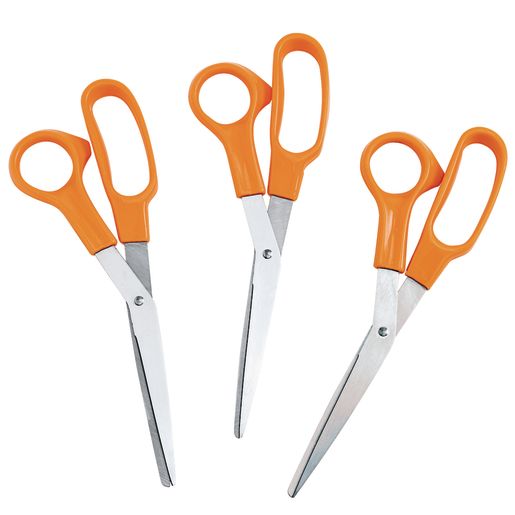 Colorations® Teacher's Bent Trimmer Scissors - Set of 3