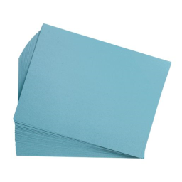 Sky Blue 9 x 12 Heavyweight Construction Paper Pack - 50 Sheets