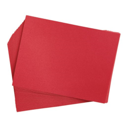 Holiday Red 9 x 12 Heavyweight Construction Paper Pack - 50 Sheets
