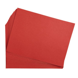 Red 9 x 12 Heavyweight Construction Paper Pack - 50 Sheets